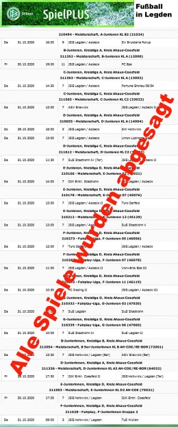 Plan fussball