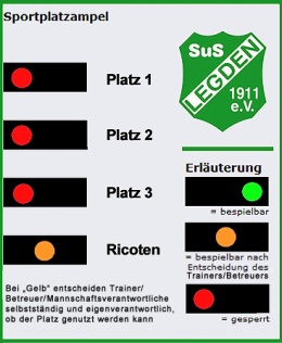 Ampel Legden rot Ampel Legden rot