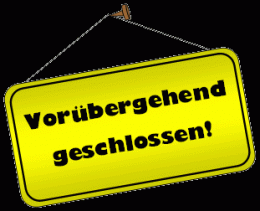 geschlossen geschlossen