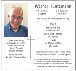 Werner Hüntemann +